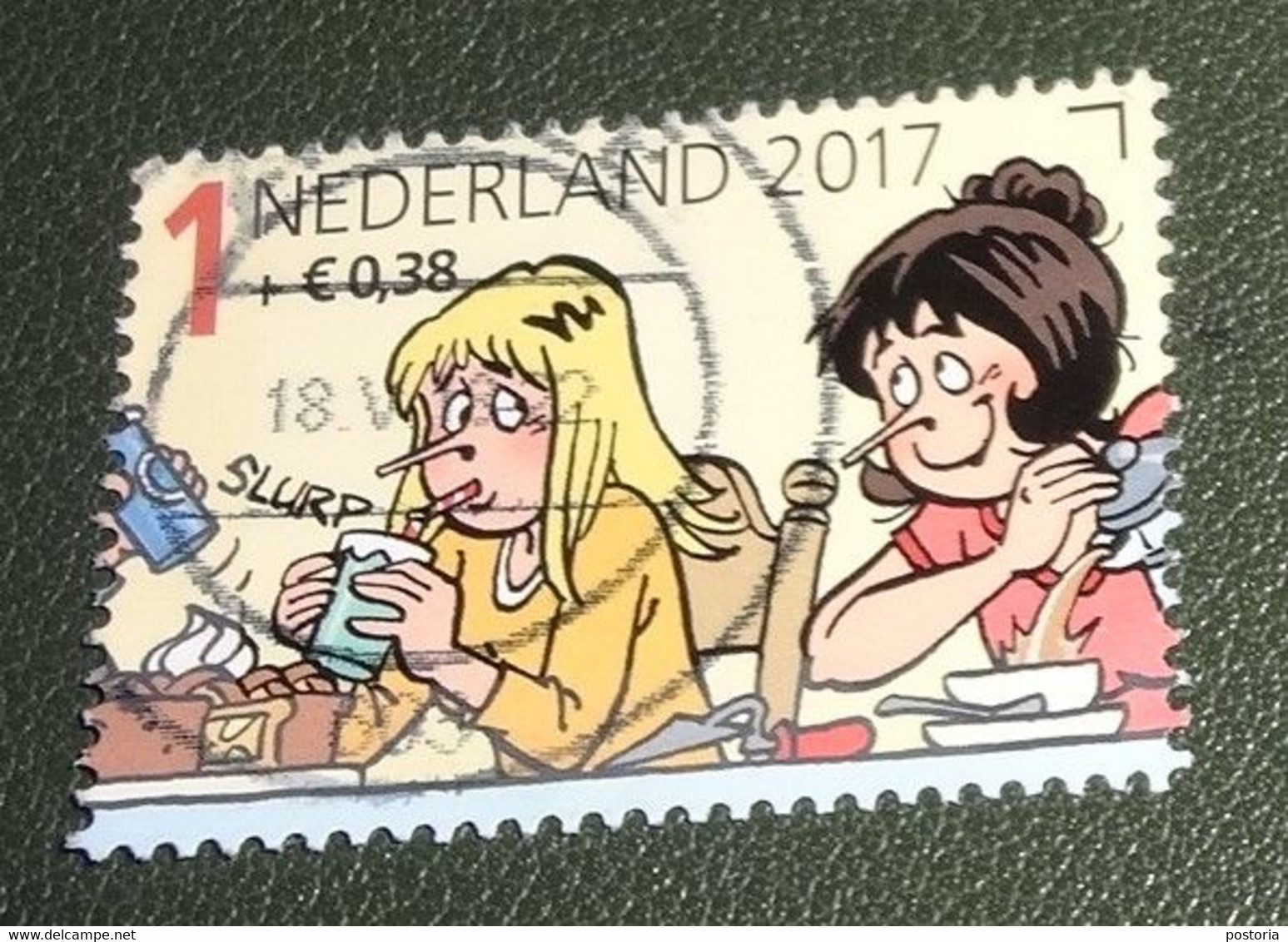 Nederland - NVPH - 3586b - 2017 - Gebruikt - Cancelled - Kinderzegels - Jan Kruis - Jan Jans Kinderen - Vrouw En Kind - Gebruikt