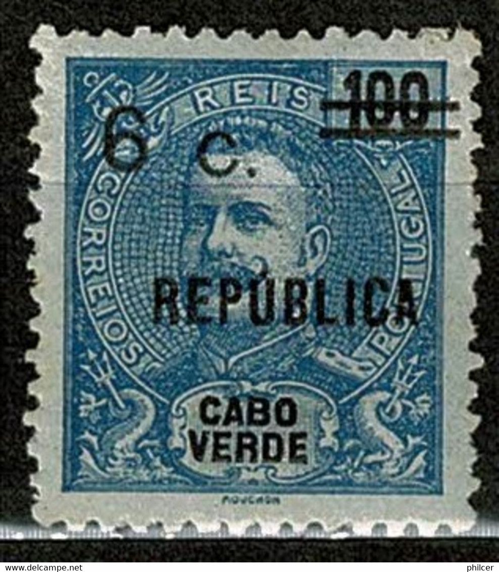 Cabo Verde, 1921, # 167, MH - Kapverdische Inseln