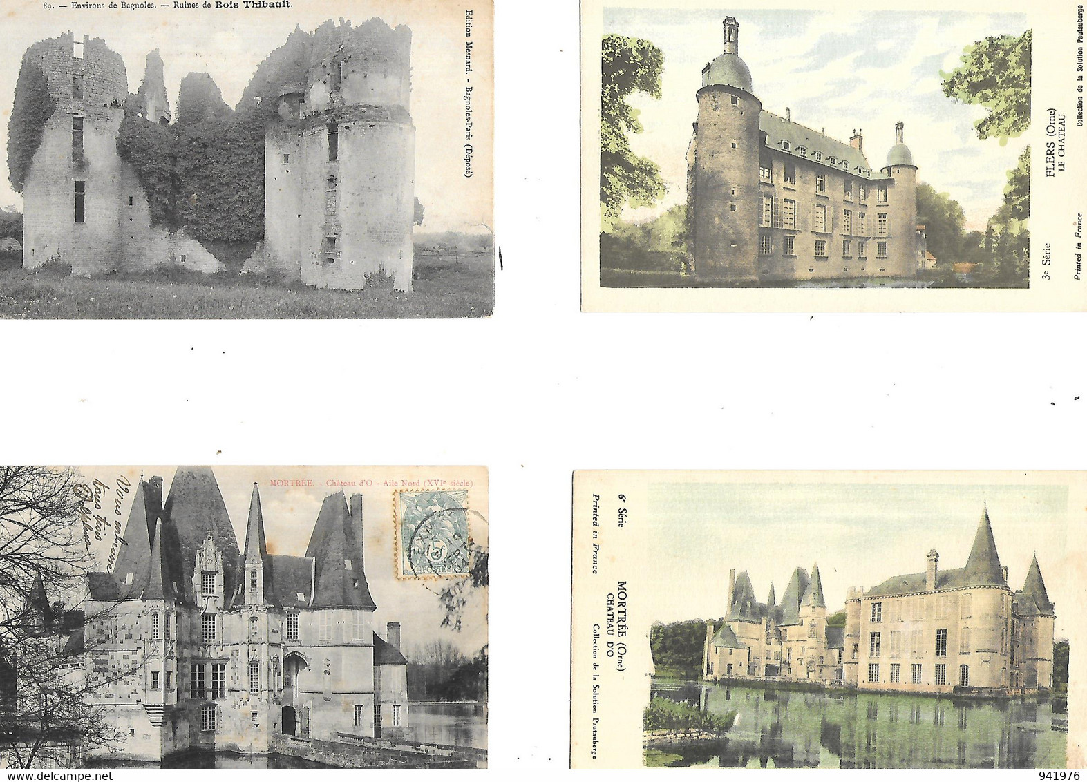 61 ORNE LOT DE 4 CARTES - Andere & Zonder Classificatie