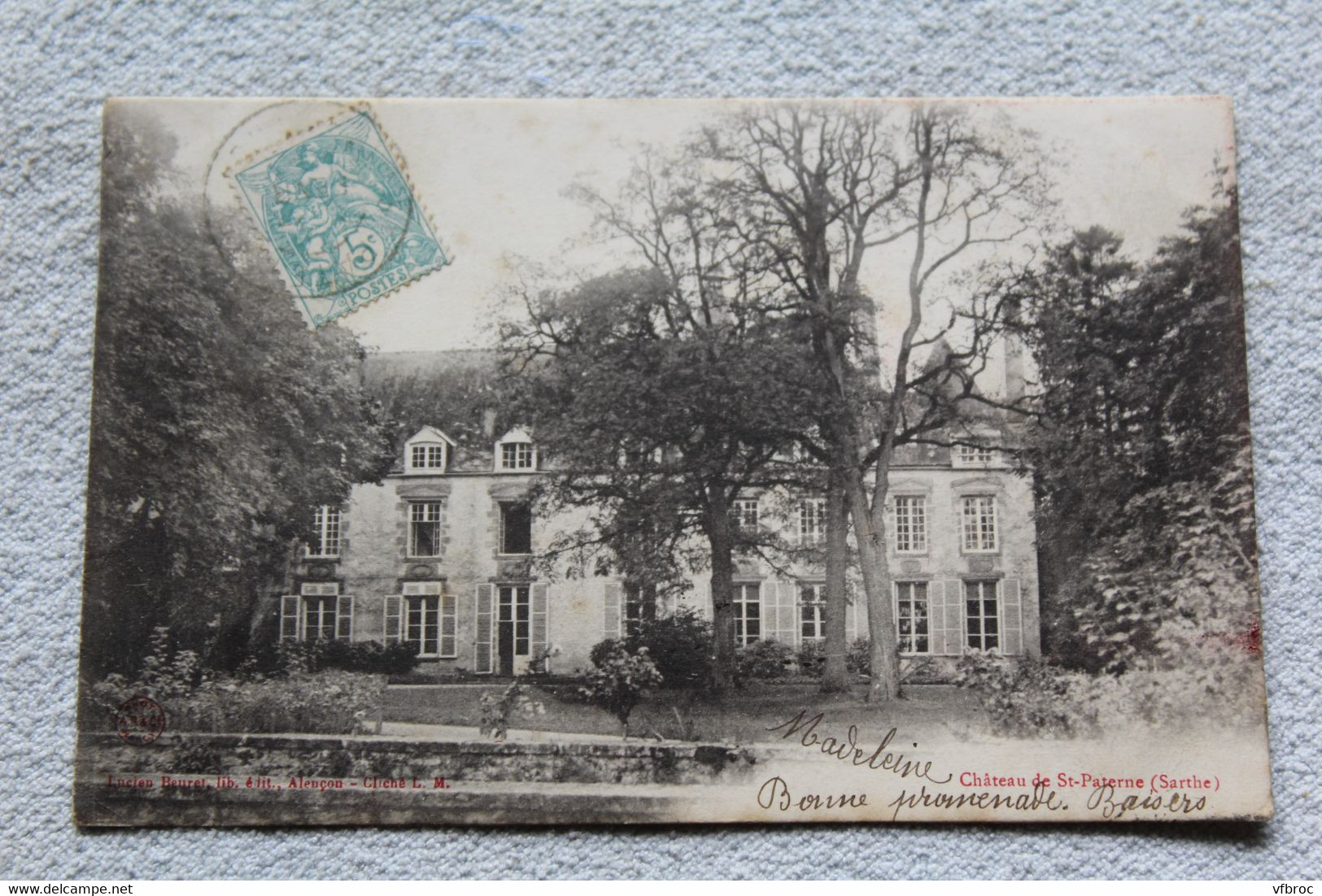 Cpa 1905, Château De Saint Paterne, Sarthe 72 - Saint Paterne