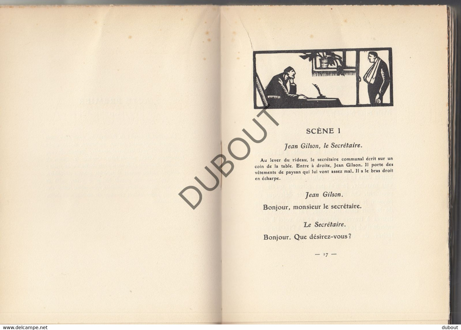 M. Maeterlinck Le Bourgmestre De Stilmonde - 1919 Illustraties P. Le Doux (R503) - Histoire Et Art