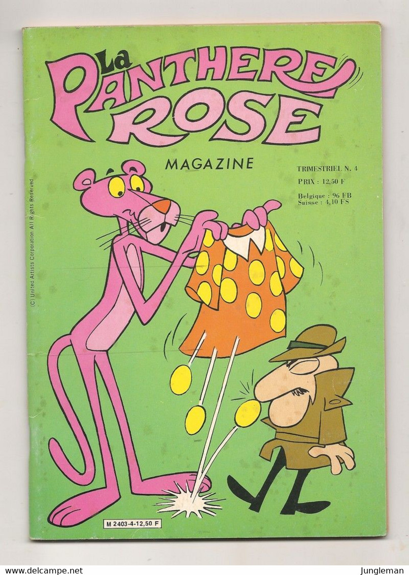 La Panthère Rose Magazine N° 4 - Editions Sagédition à Paris - Avril 1985 - TBE - Sagédition