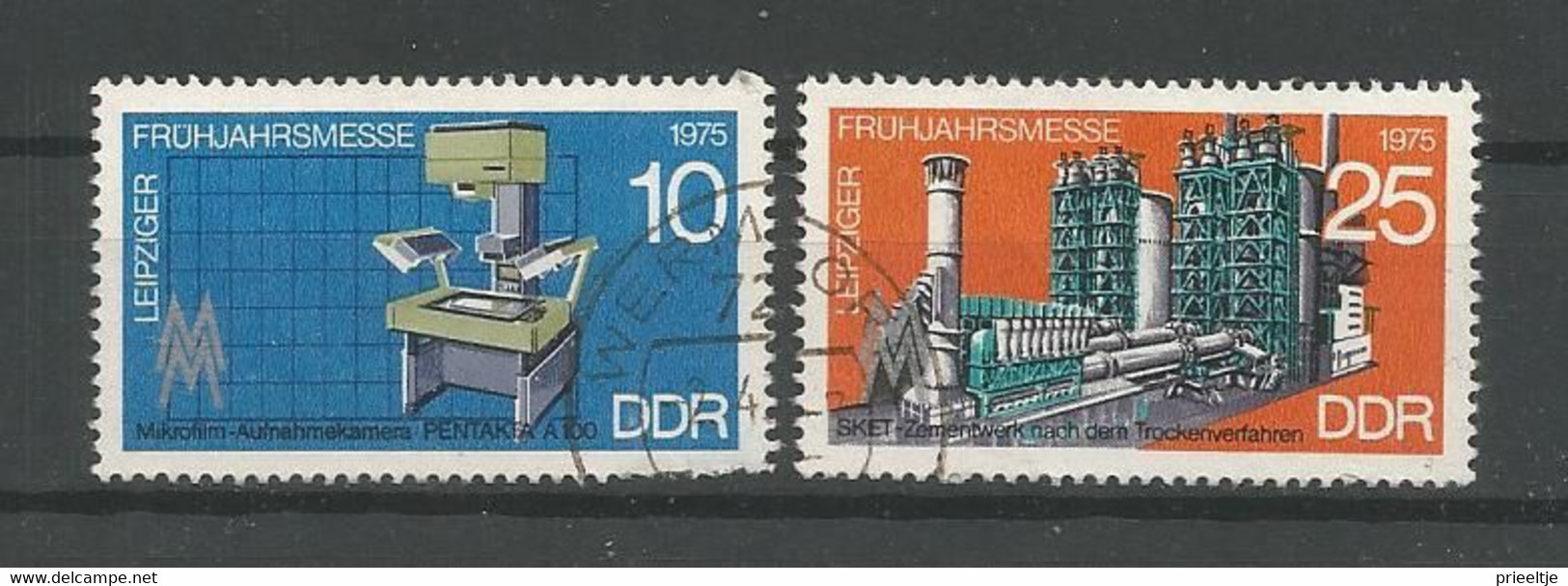 DDR 1975 Leipziger Messe Y.T. 1703/1704 (0) - Used Stamps