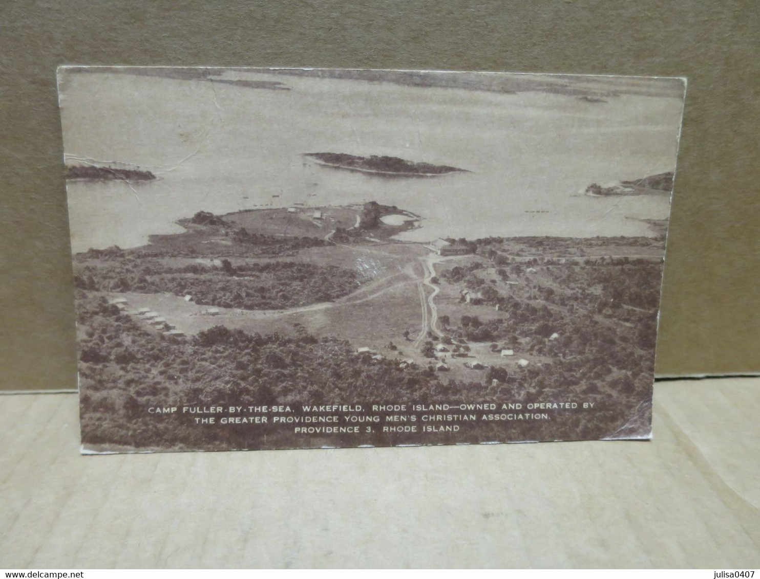 WAKEFIELD RHODE ISLAND (Etats Unis) Vue Aérienne Du Camp Fuller By The Sea - Autres & Non Classés