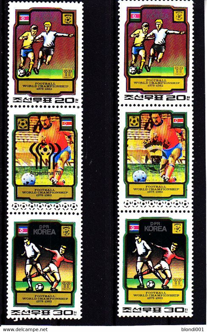 Soccer World Cup 1982 - NORTH KOREA - 2 Strips MNH - 1982 – Spain