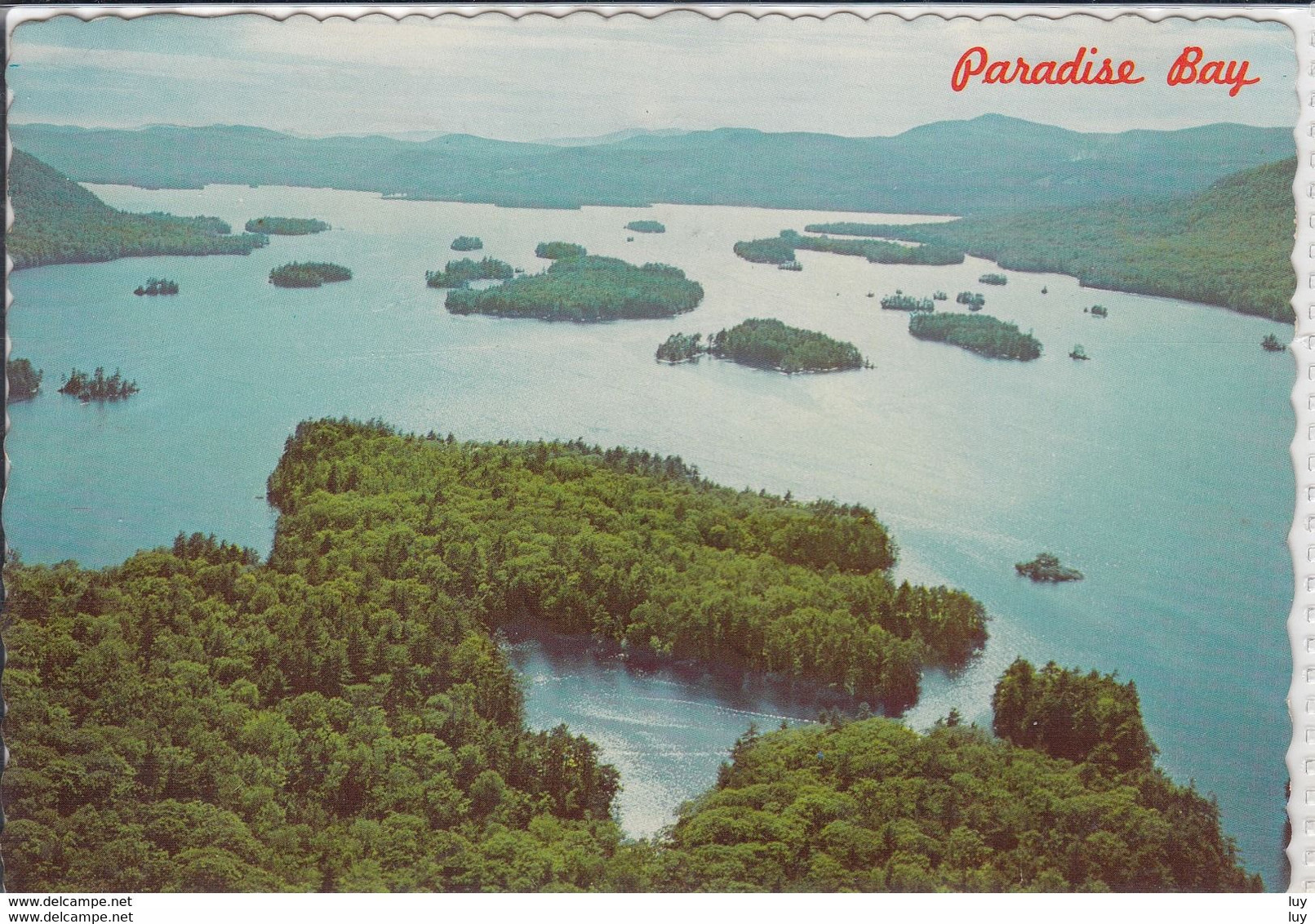 PARADISE BAY ON LAKE GEORGE  NY  BASE OF EREBUS MT SEVERAL  USED - Lake George