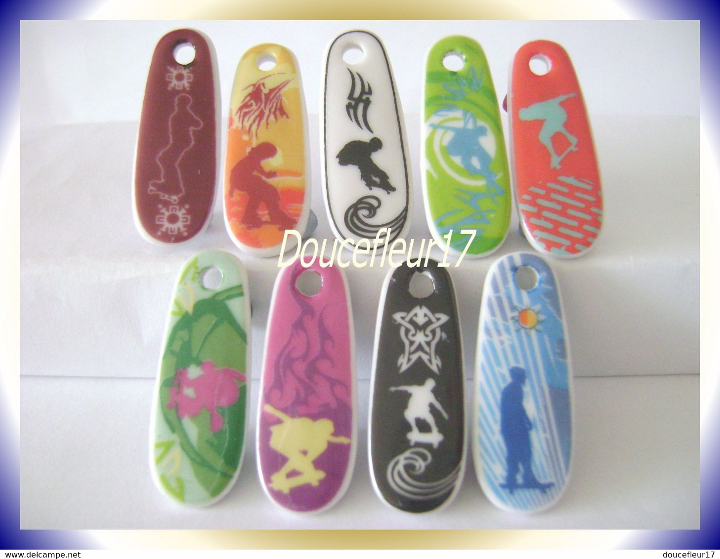 Skates Pendentifs...Serie Complète ... Ref AFF : 18-2012...(pan 0010) - Sport