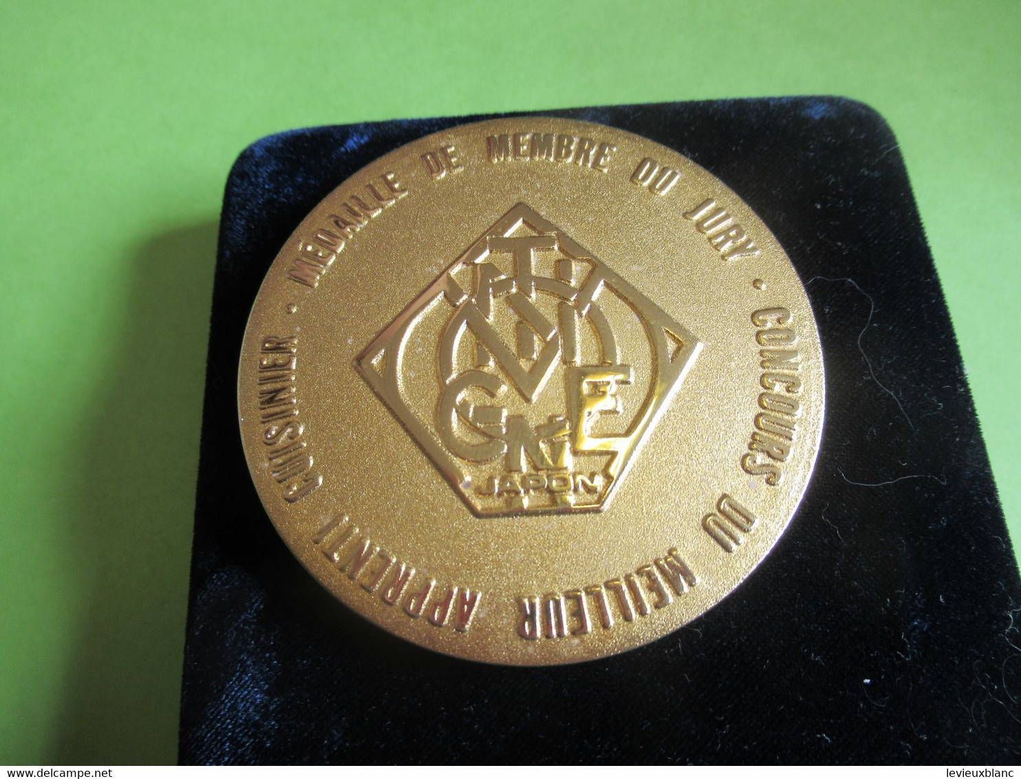 Médaille De Table Commémorative/ Membre Du Jury/Club Gastronomique Prosper Montagné/JAPON/Bronze Doré/1990    MED393 - Autres & Non Classés