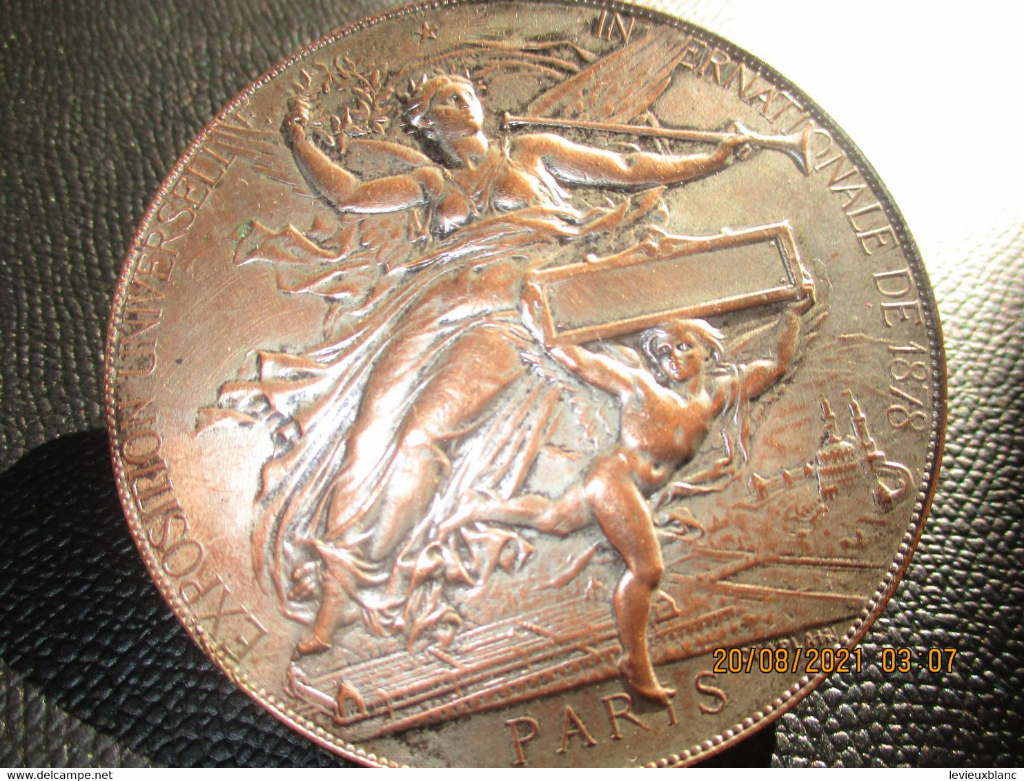 Médaille  Commémorative à Riveter/Exposition Universelle Internationale De Paris/CHAPLAIN/ 1878   MED389 - France