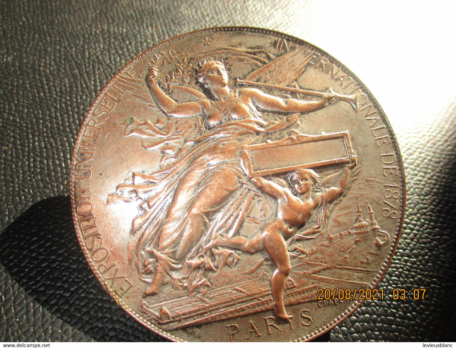 Médaille  Commémorative à Riveter/Exposition Universelle Internationale De Paris/CHAPLAIN/ 1878   MED389 - France