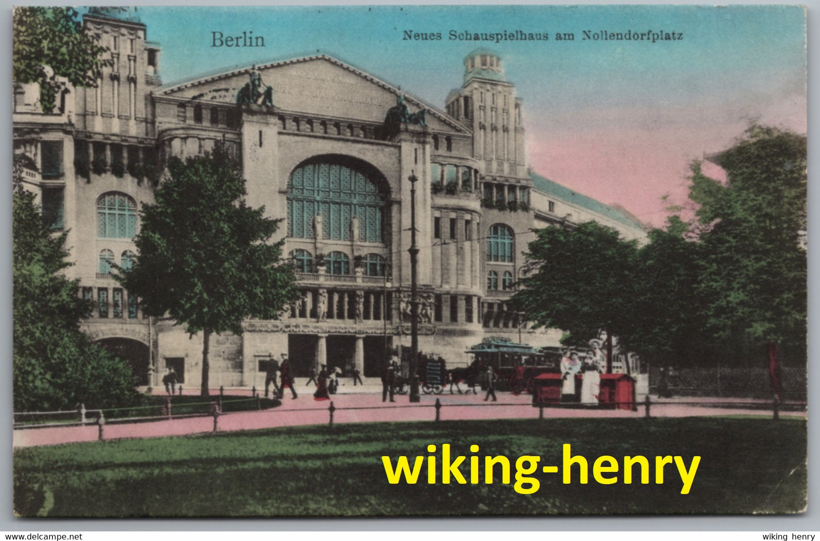 Berlin Schöneberg - Neues Schauspielhaus Am Nollendorfplatz 1   Mit Straßenbahn - Schoeneberg