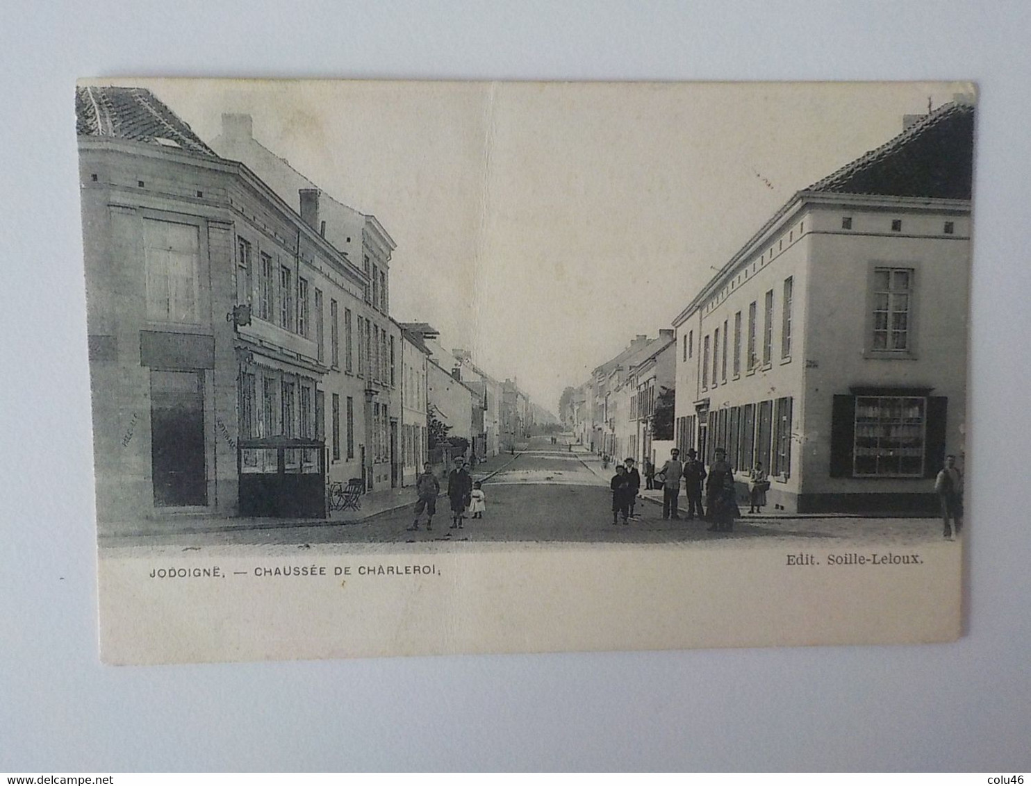 1900 CP Animée Jodoigne Chaussée De Charleroi Edit Soille Leloux - Jodoigne