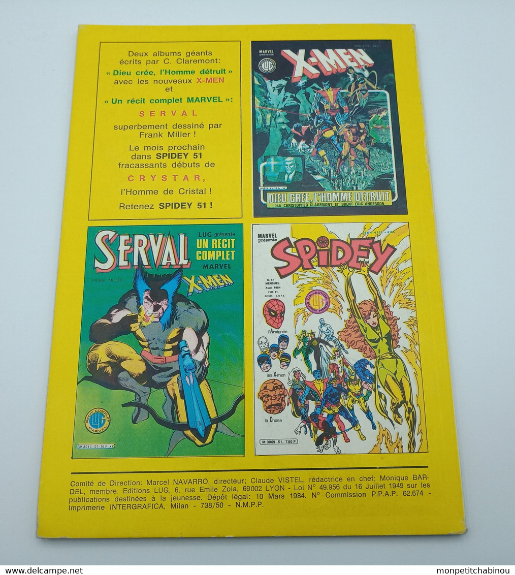 Comic SPIDEY N°50 (Mars 1984) - Spidey