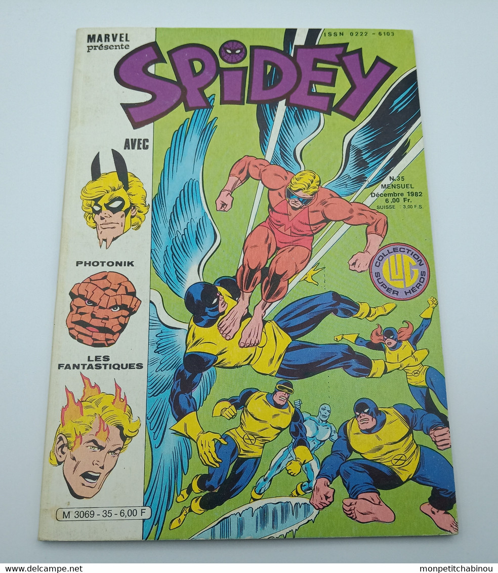 Comic SPIDEY N°35 (Décembre 1982) - Spidey