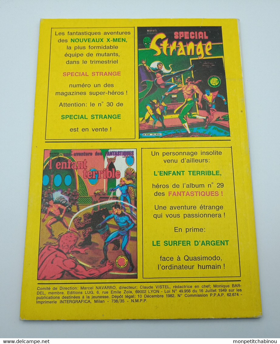 Comic SPIDEY N°35 (Décembre 1982) - Spidey