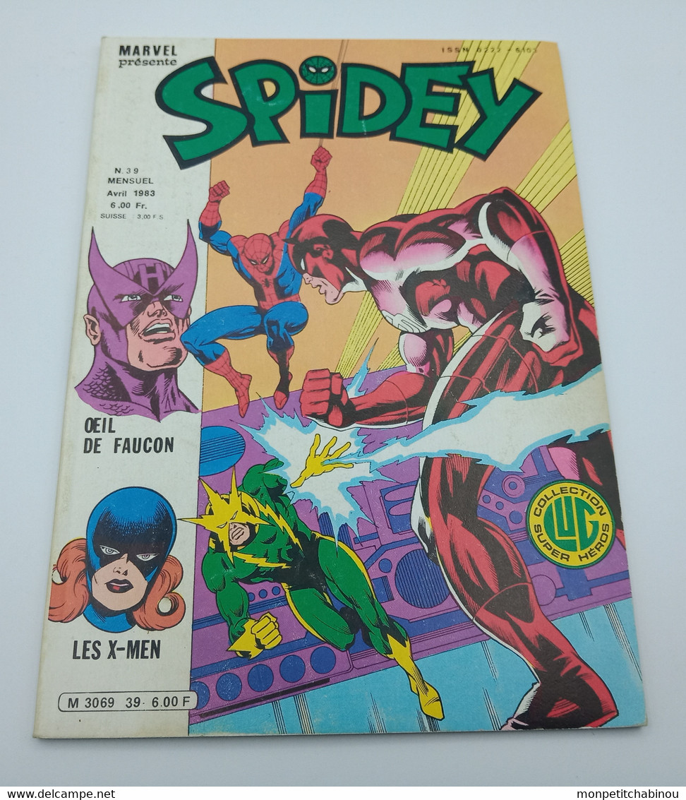 Comic SPIDEY N°39 (Avril 1983) - Spidey