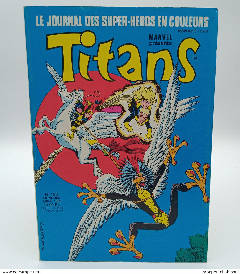 Comic TITANS N°123 (Avril 1989) - Titans