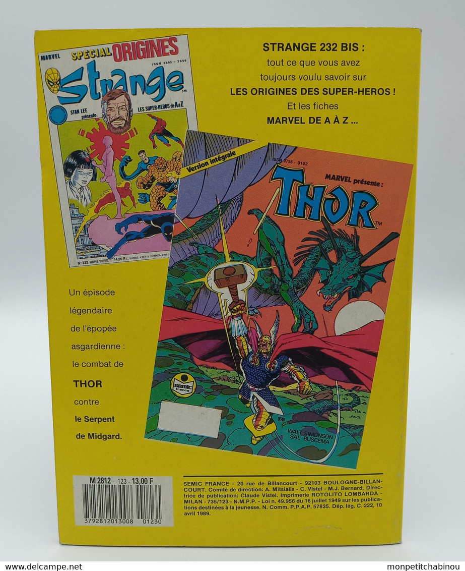 Comic TITANS N°123 (Avril 1989) - Titans