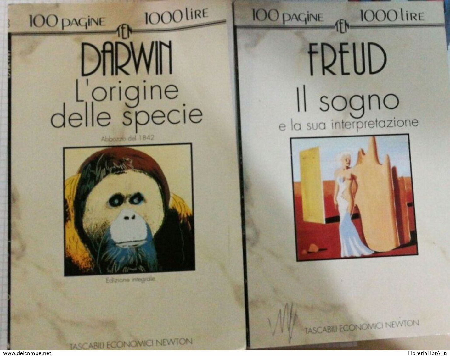 Il Sogno+L’origine Delle Specie-Freud, Darwin-1992-Newton-lo - Medicina, Psicologia