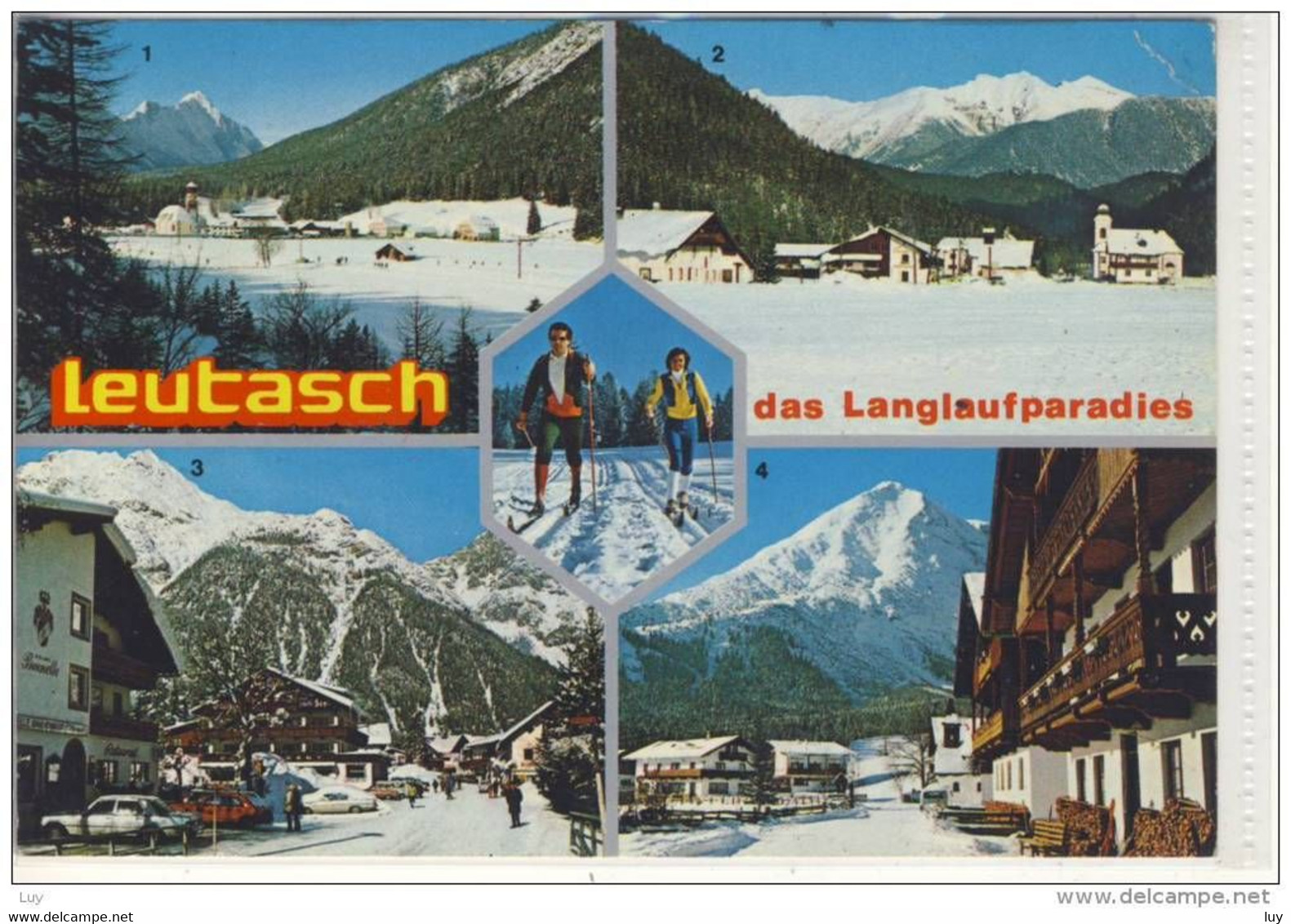 LEUTASCH - Mehrbildkarte : Kirchplatzl, Unterleutasch, Weidach, Leutasch-Obern - Leutasch