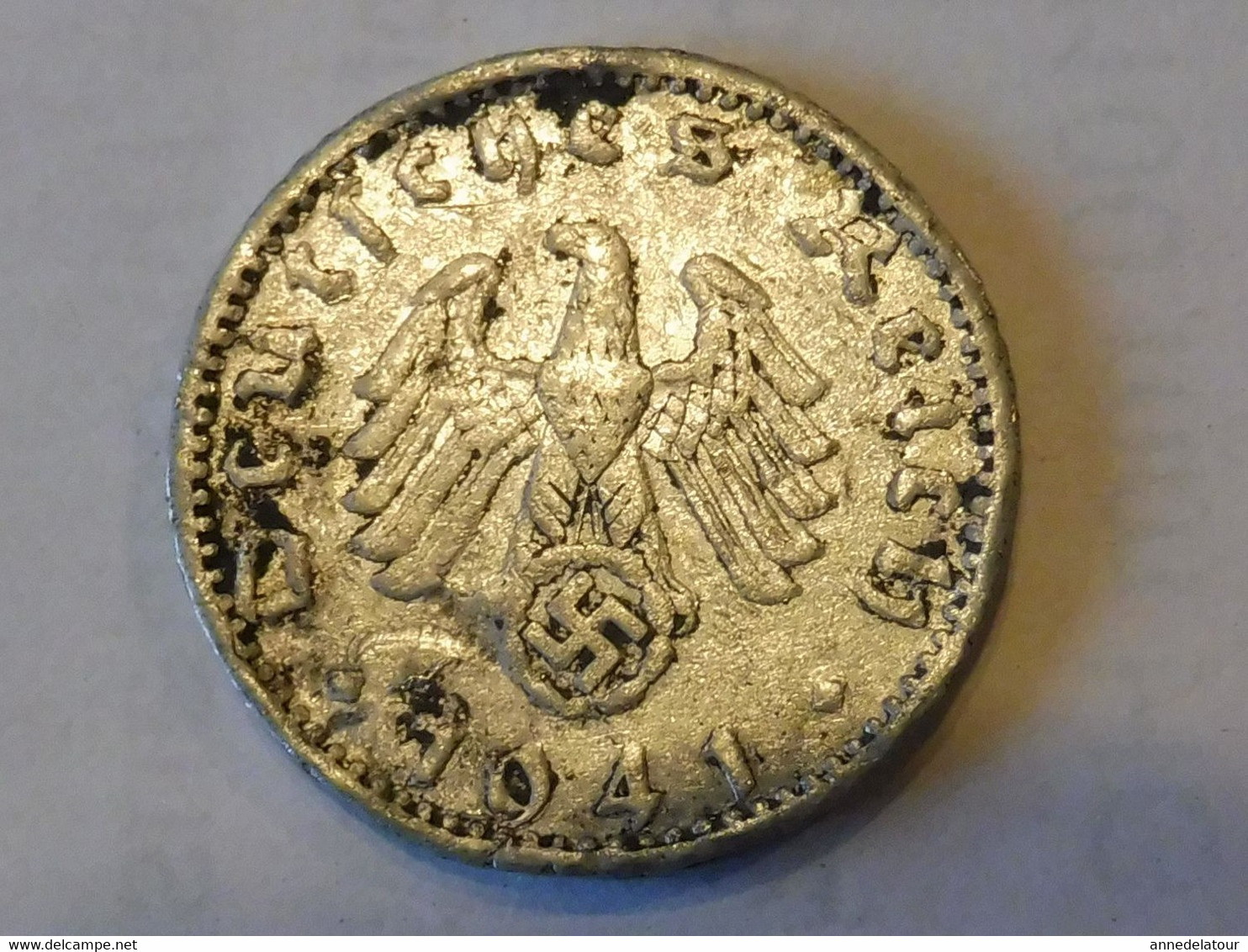 Pièce De Monnaie Année 1941  Allemagne IIIe Reich  (croix Gammée) - Militär Und Besatzung - 2. WK