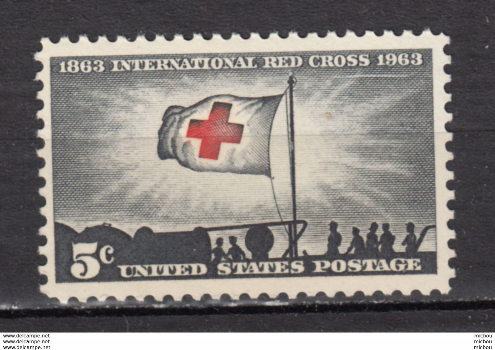 USA, Croix-rouge, Red-cross, Drapeau, Flag - Red Cross
