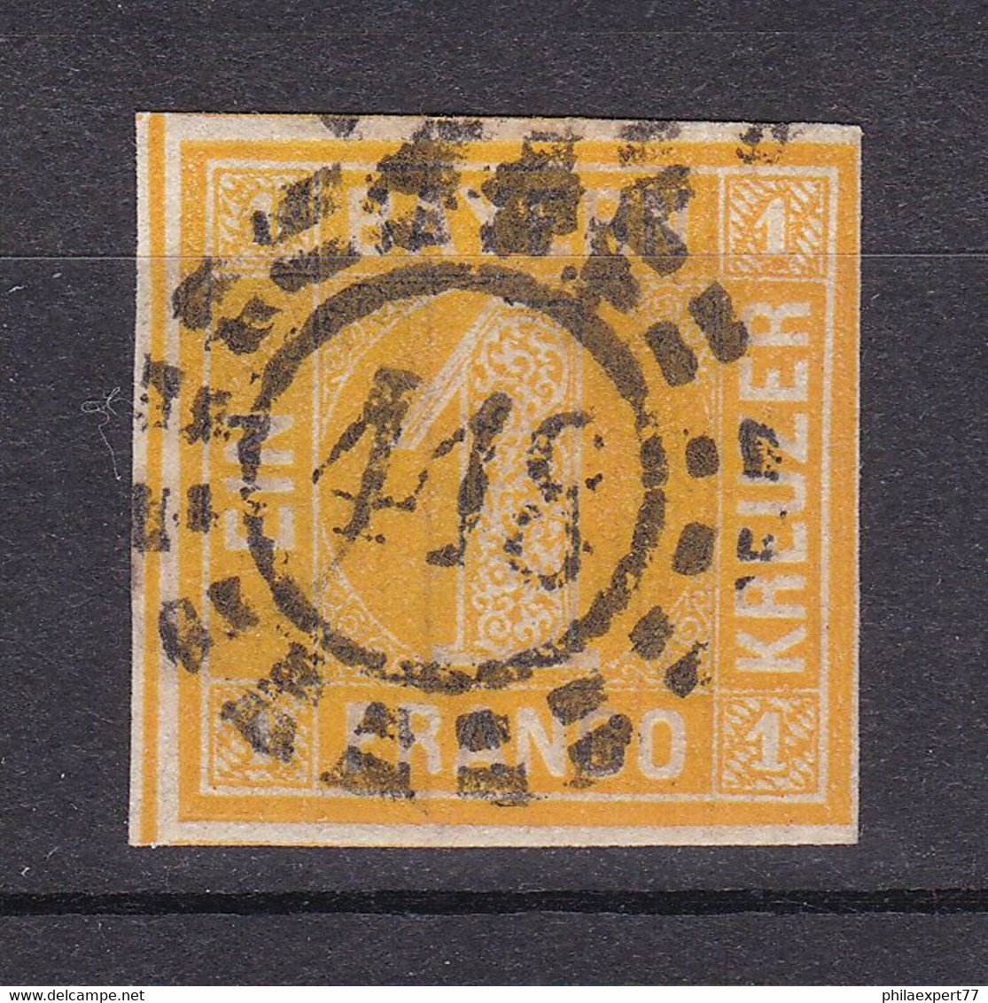 Bayern - 1862 - Michel Nr. 8 I OMR "418" Regensburg - Gestempelt - 30 Euro - Other & Unclassified