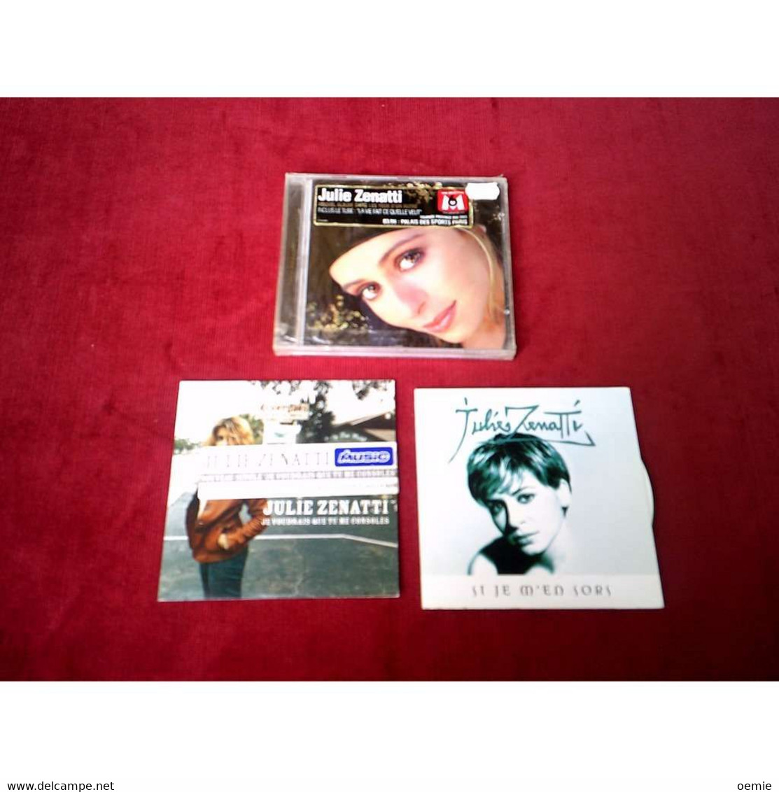 JULIE  ZENATTI  °°°°  DANS  LES  YEUX  D'UN  AUTRE     14  TITRES  CD ALBUM NEUF  + 2 SINGLES D'OCCASION - Colecciones Completas