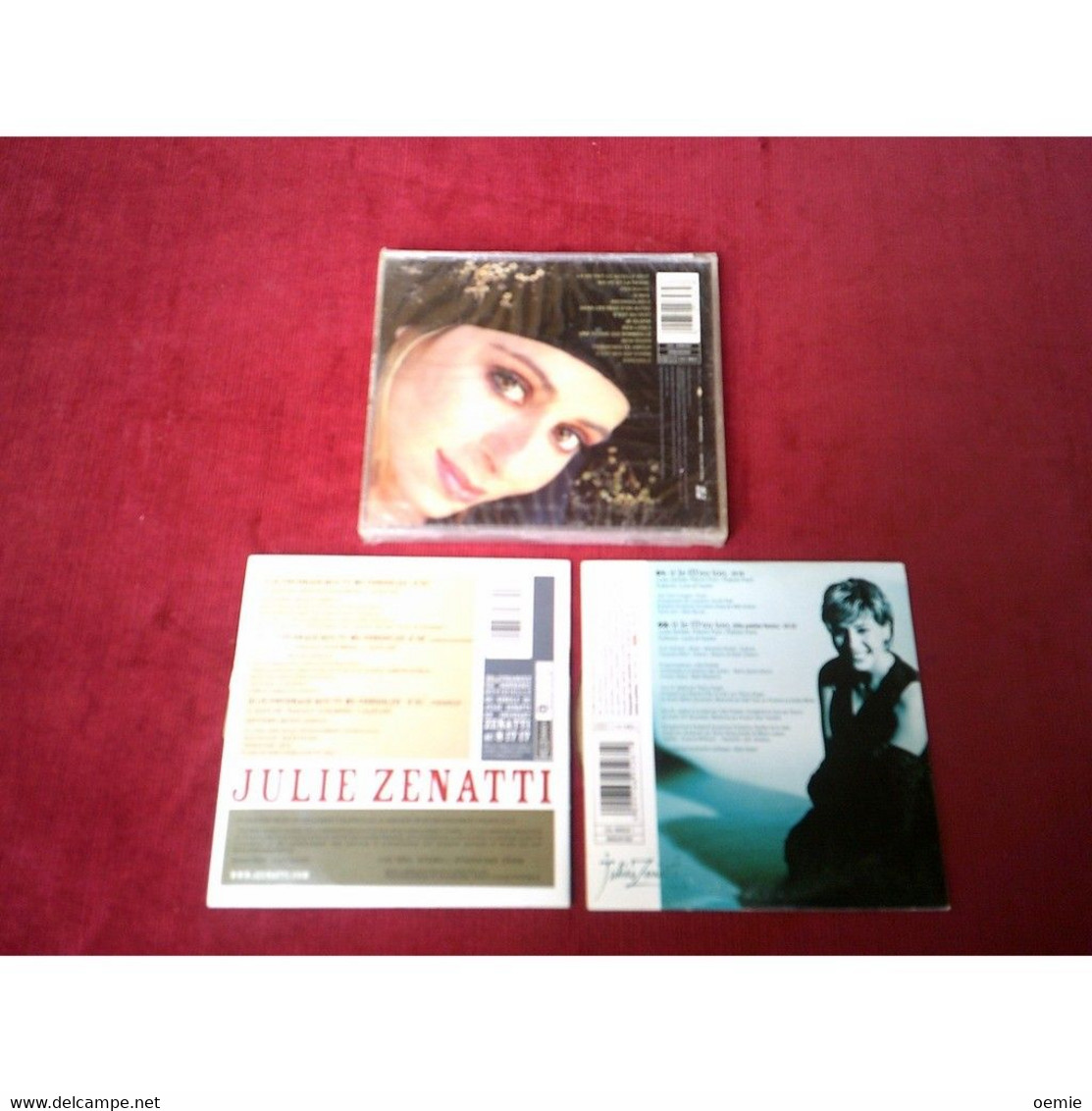 JULIE  ZENATTI  °°°°  DANS  LES  YEUX  D'UN  AUTRE     14  TITRES  CD ALBUM NEUF  + 2 SINGLES D'OCCASION - Volledige Verzamelingen