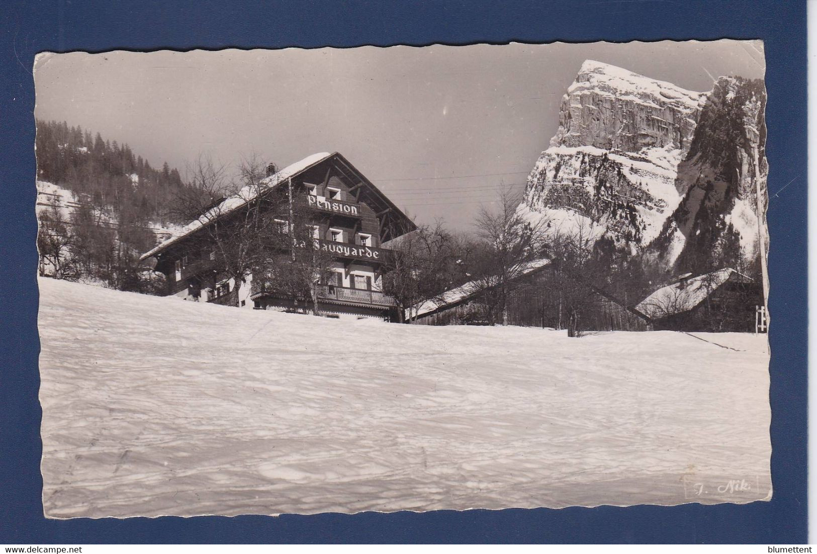 CPSM [74] Haute Savoie > Samoëns Voir Dos écrite - Samoëns