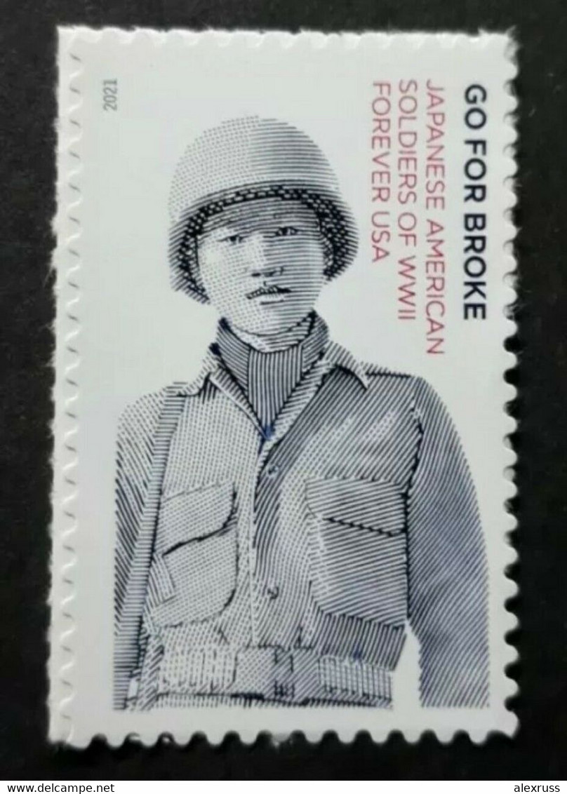 US 2021 New Go For Broke: Japanese American Soldiers,Pane Of 20 Forever Stamps 58c ,VF MNH** - Ganze Bögen