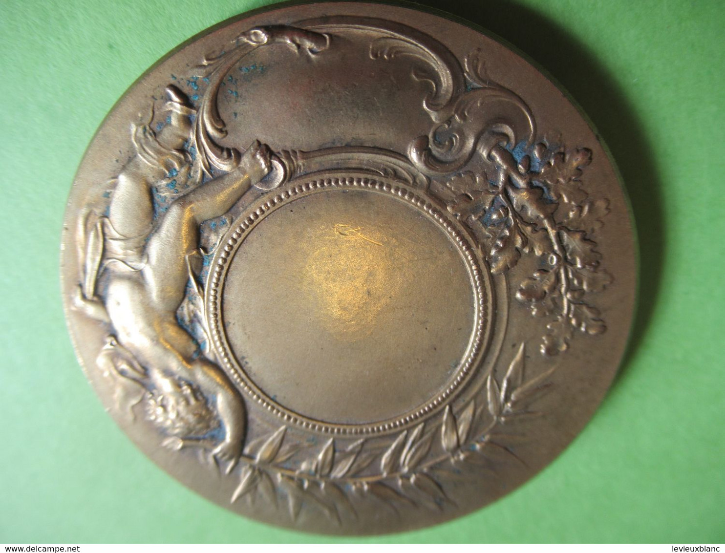 Médaille De Table/ République Française/Concours/non Attribuée/ Liberté/Bronze Doré/Vers 1880-1900    MED395 - Professionals / Firms