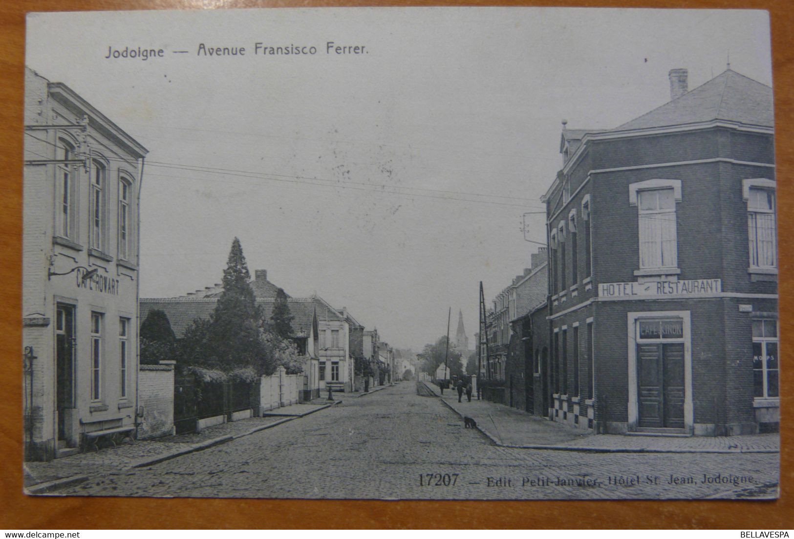 Jodoigne  Avenue Francisco Ferrer.  N°17207 Hotel Rest. Cafe Kinon-Cafe Rovart. Edit Hotel St Jean - Geldenaken