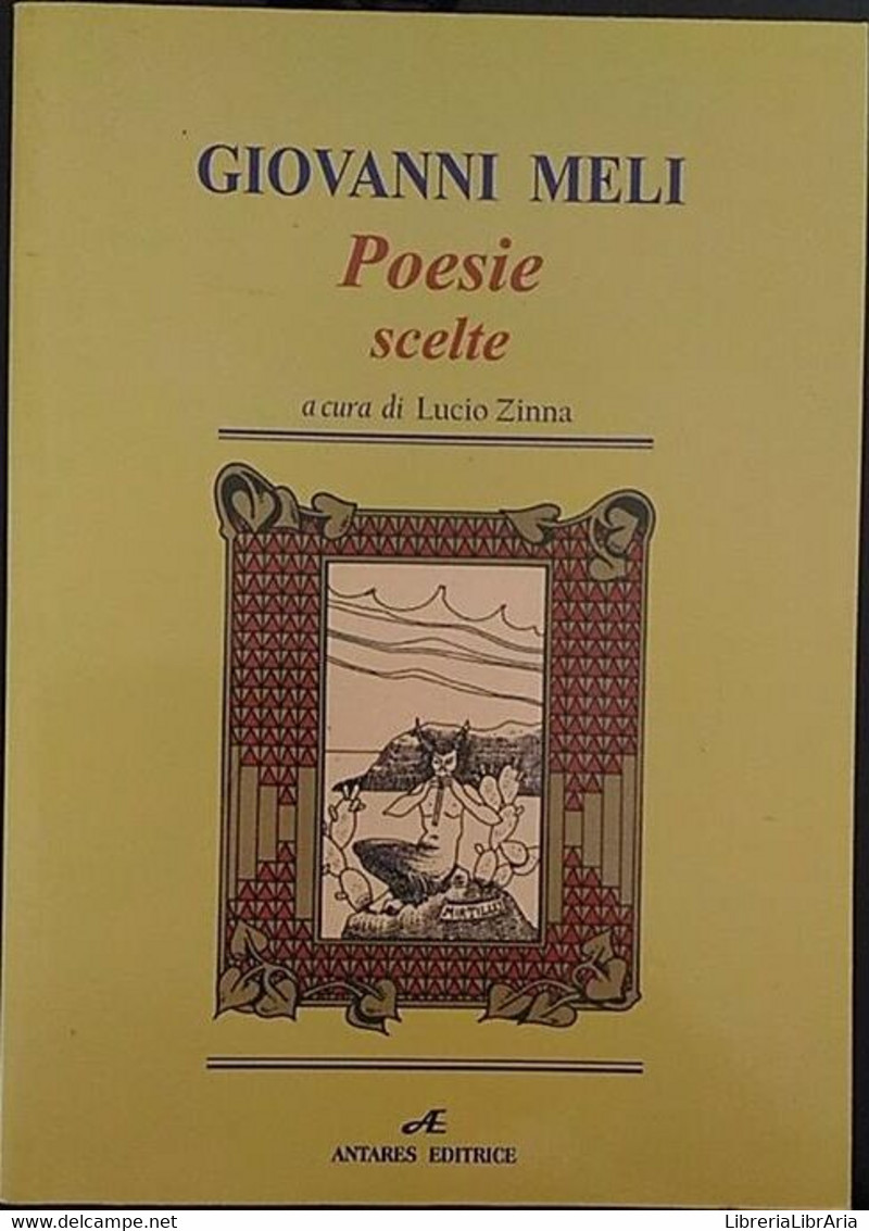 Poesie Scelte - Giovanni Meli,  2004,  Antares - Poesía