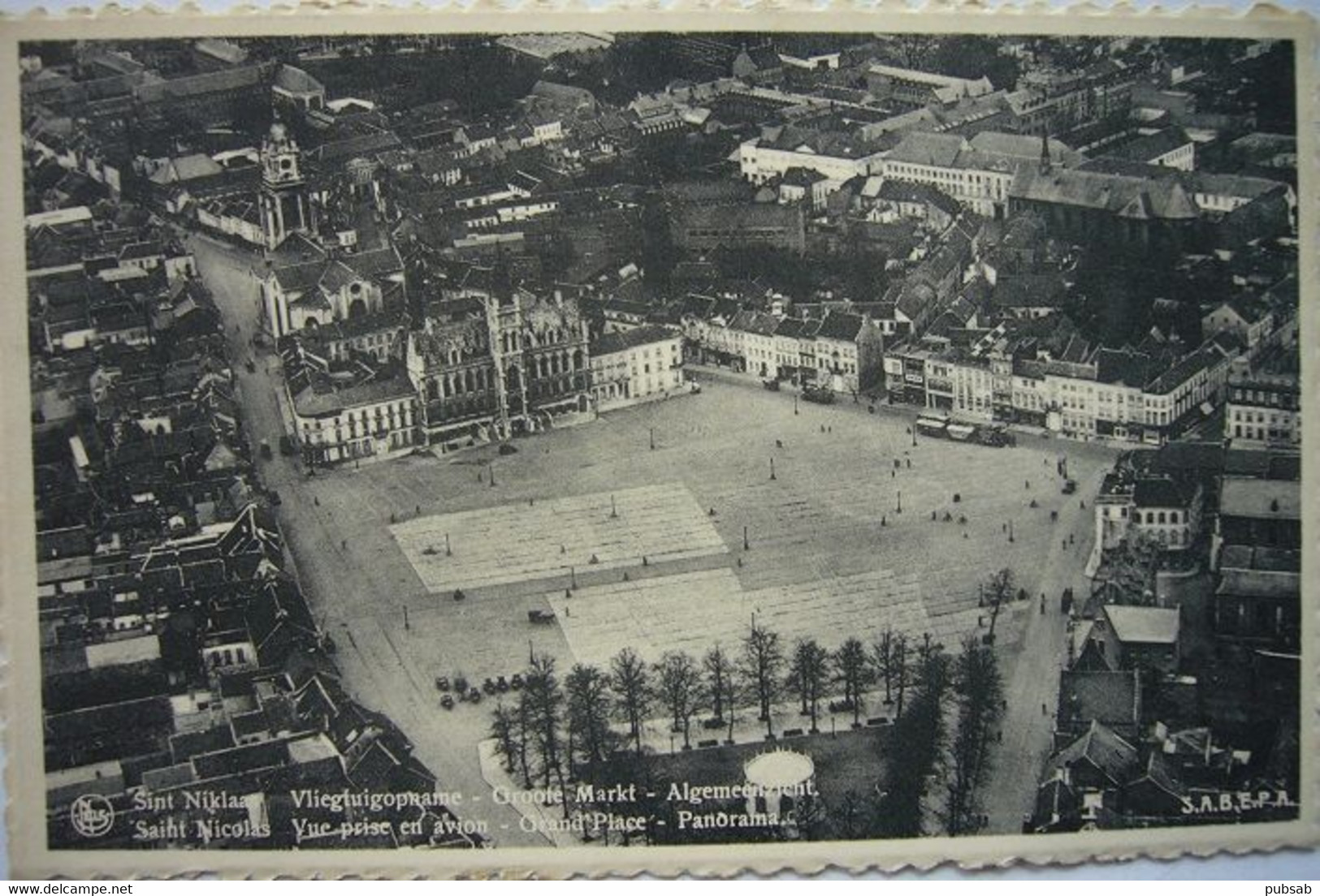 Avion / Airplane / Sint Niklaas / Saint Nicolas / Groote Markt / Grand Place / Photo Sabena - Other & Unclassified