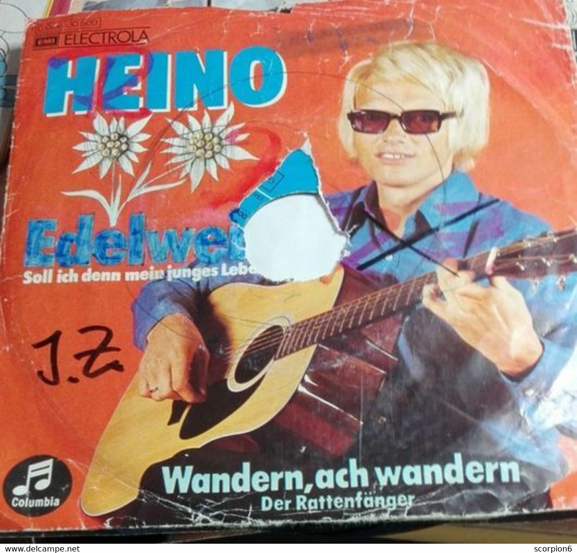 7" Single - Heino - Edelweiss (Soll Ich Denn Mein Junges Leben...) - Sonstige - Deutsche Musik