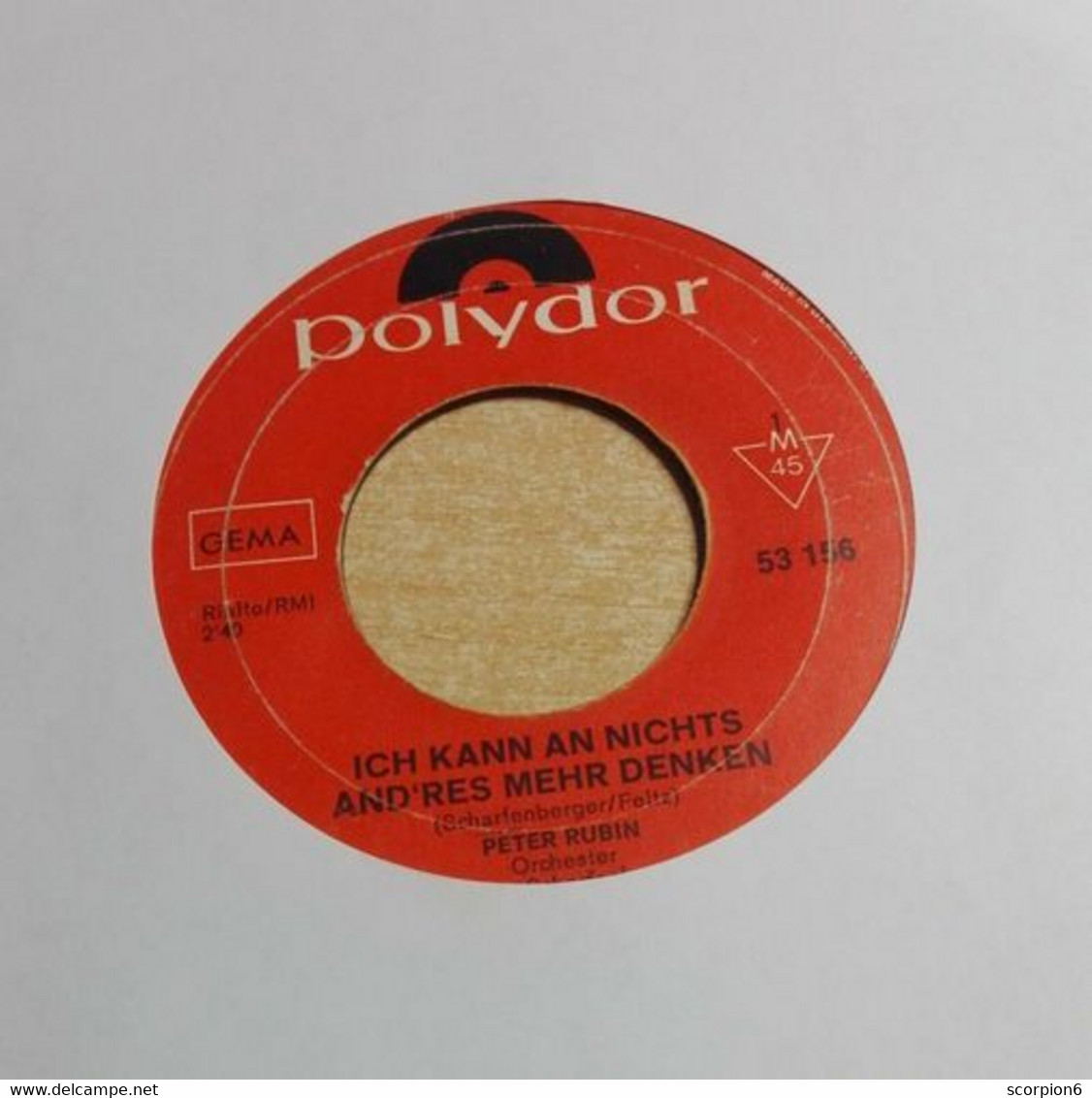 7" Single - Peter Rubin - Ich Kann An Nichts And'res Mehr Denken - Other - German Music