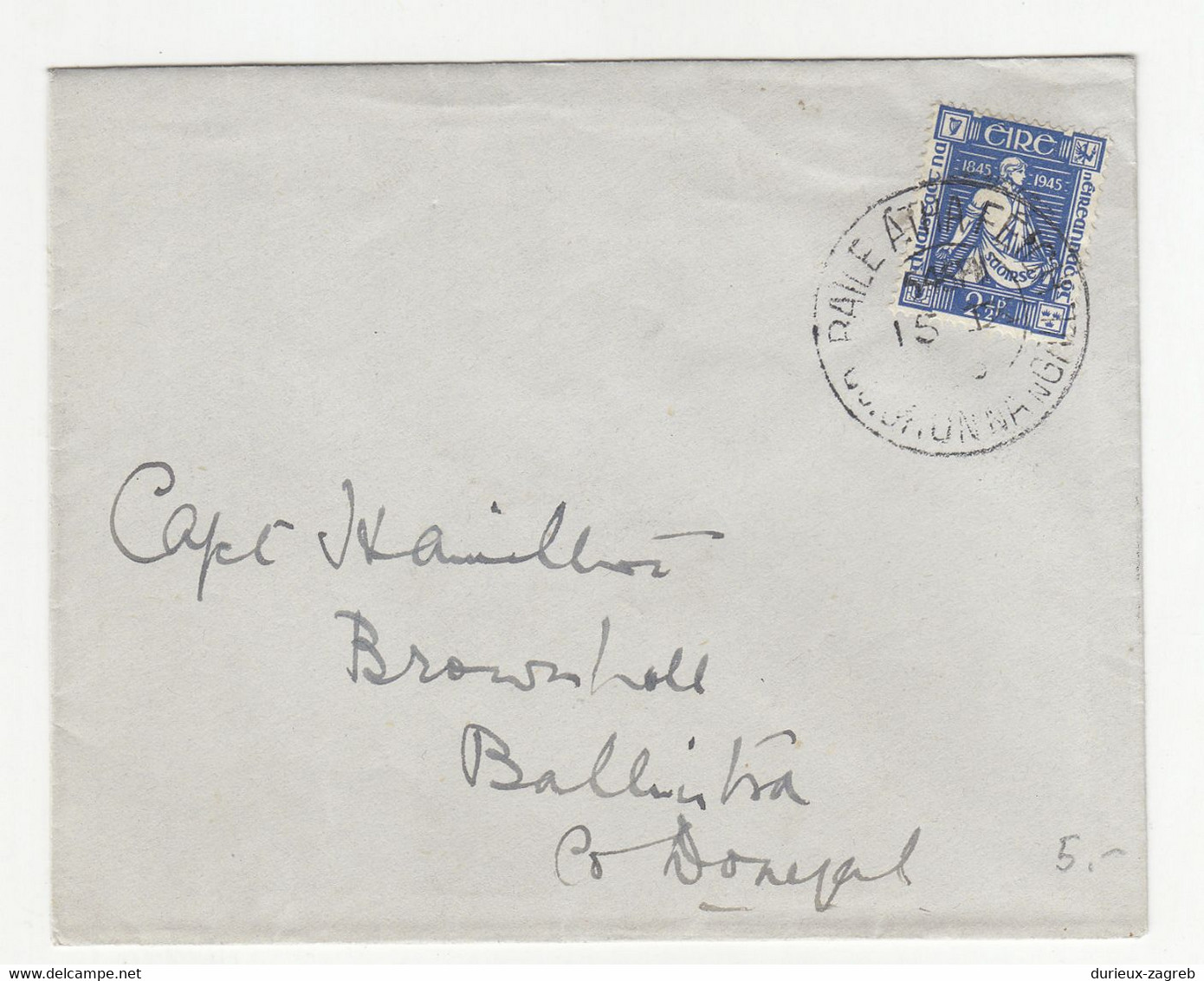 Ireland Old Letter Cover Posted B210901 - Covers & Documents