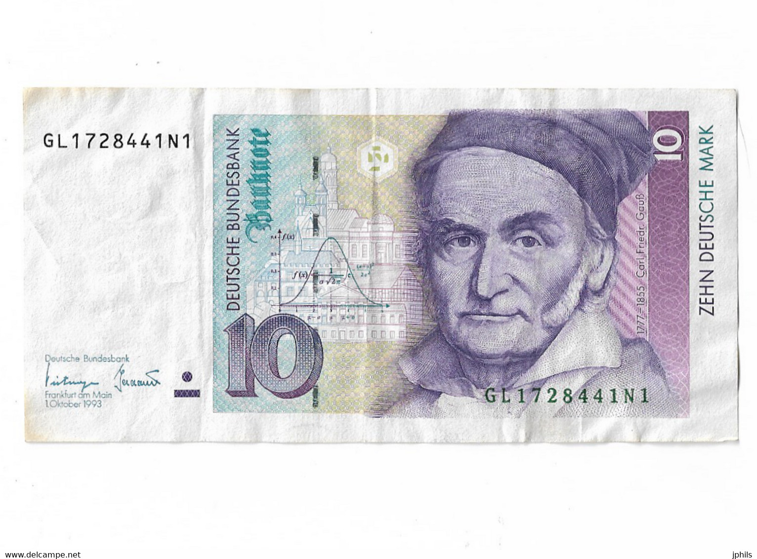 ALLEMAGNE 10 DEUTSCHE MARK - 10 DM