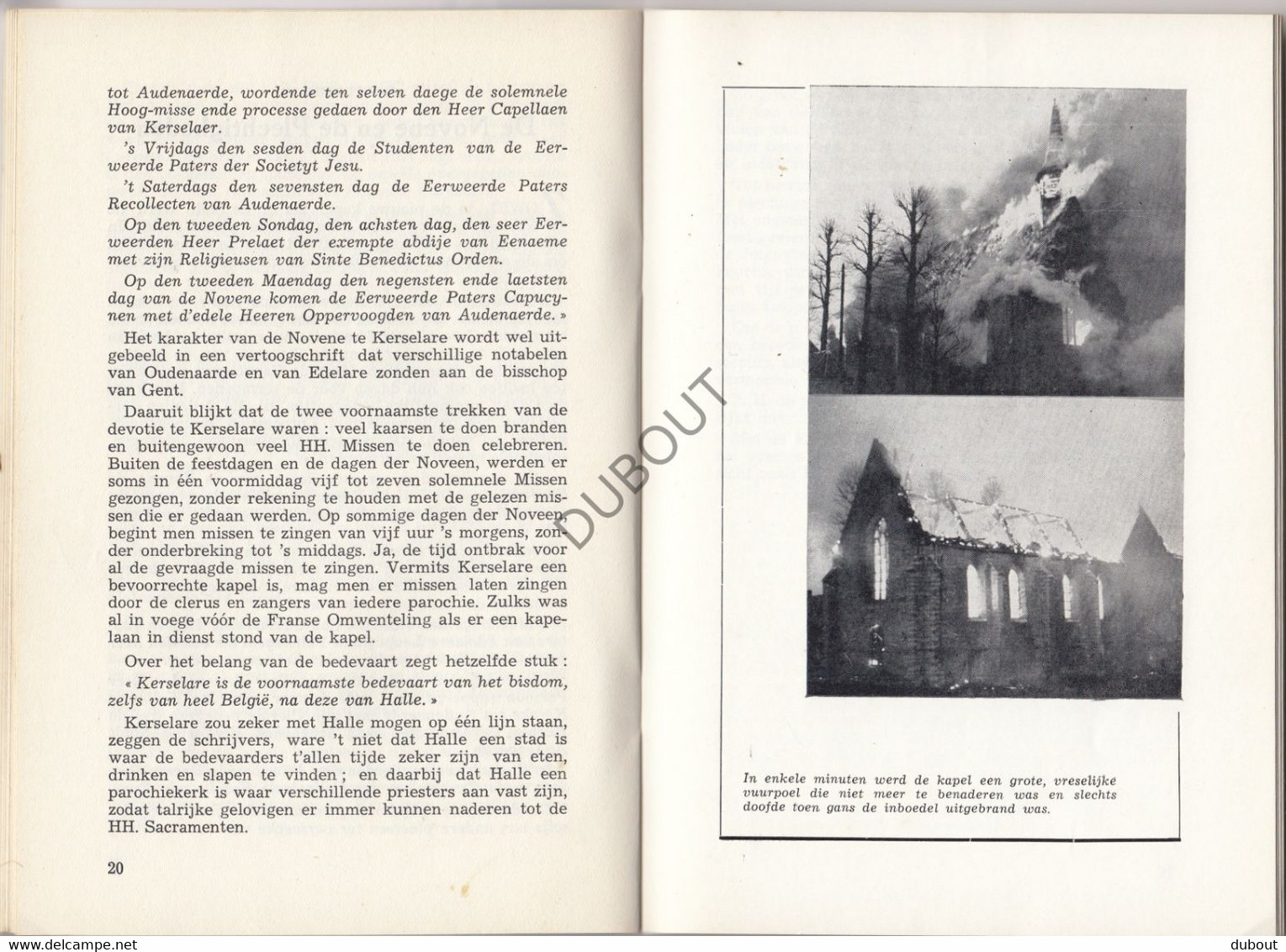 KERSELARE/Edelare/Oudenaarde Geschiedenis OLVrouw - E.H. Soens ±1965 (N786)