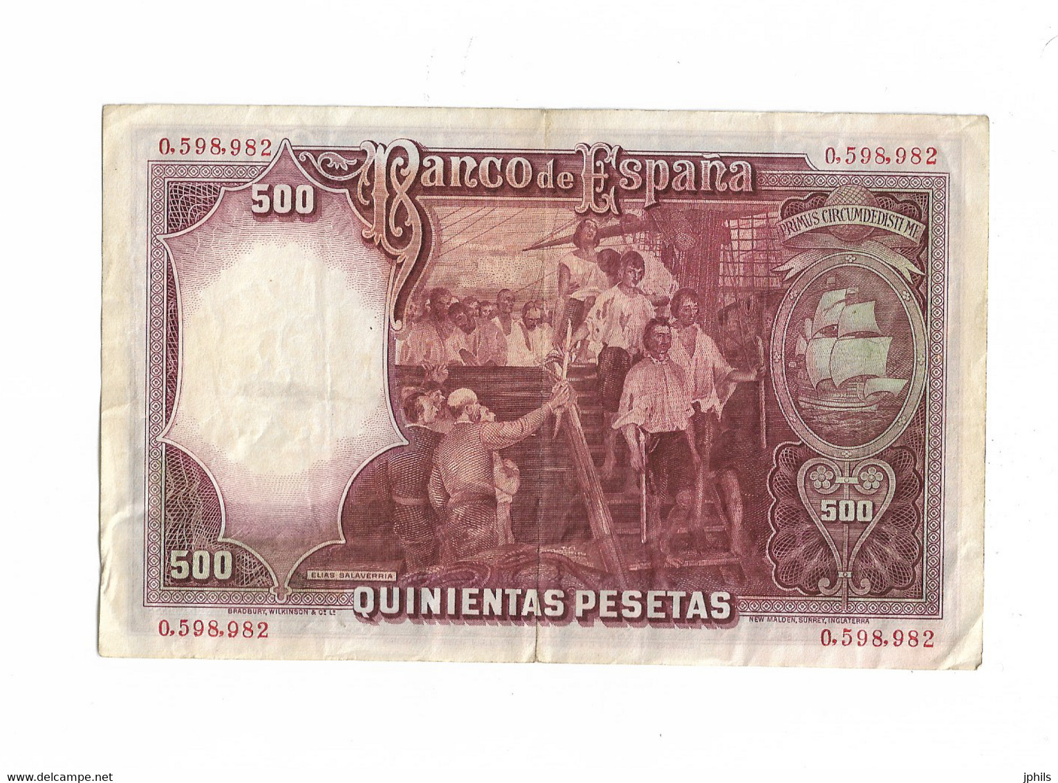 ESPAGNE 500 PESETAS 1931 - 500 Pesetas
