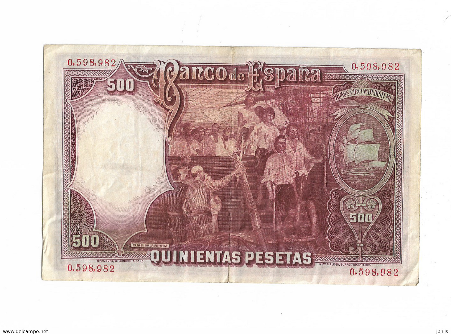 ESPAGNE 500 PESETAS 1931 - 500 Peseten