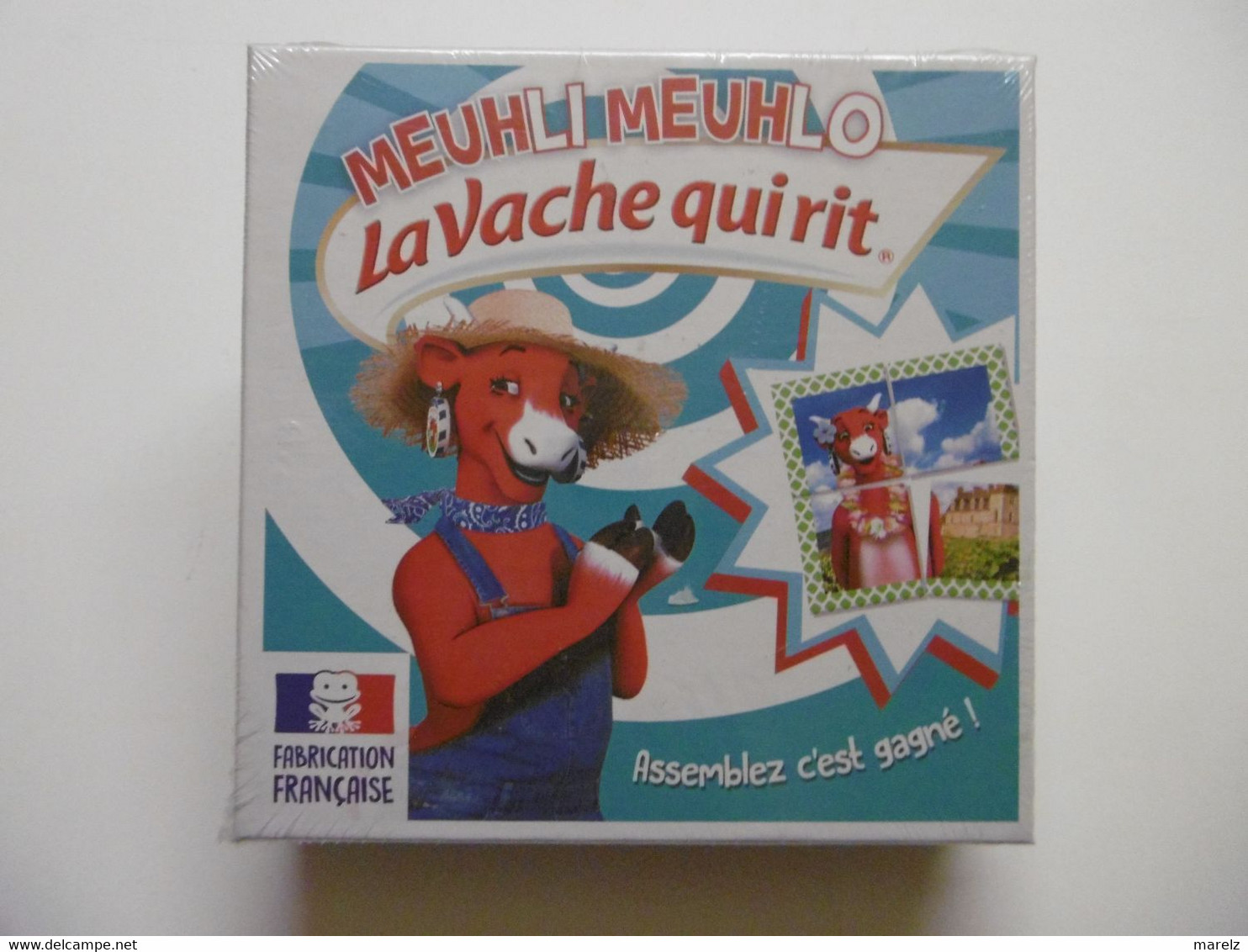 LA VACHE QUI RIT "MEUHLI MEUHLO" Boite De Jeux Puzzles Sur 32 Cartons - Puzzle Games