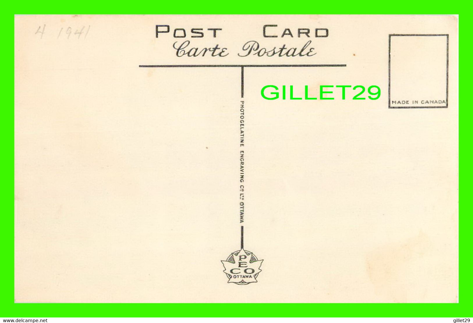 GRANBY, QUÉBEC - HÔTEL GRANBY EN 1941 - ANIMÉE DE VIEILLE VOITURES -  PECO - - Granby