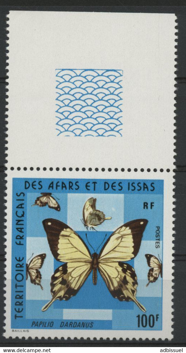 AFARS Et ISSAS N° 405 Cote 14 € PAPILLONS / BUTTERFLY "Dardanus" Neufs ** (MNH) Avec Bord De Feuile. TB - Butterflies