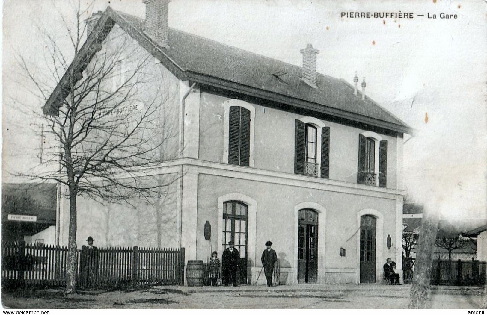 87. HAUTE-VIENNE - PIERRE-BUFFIERE. La Gare. - Pierre Buffiere