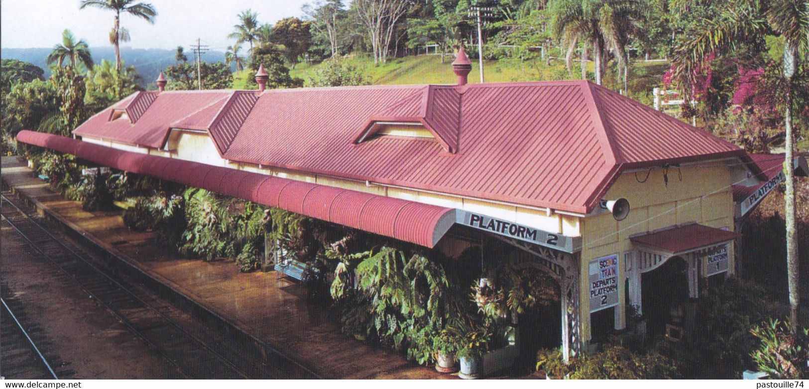 CPM. 21cm X 10 -   Kuranda  Railway  Station, Cairns, Australia - Cairns