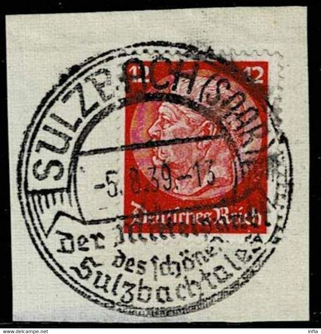 DR 1939,Michel# 519 O Mit Schönem Sonderstempel Sulzbach - Usati