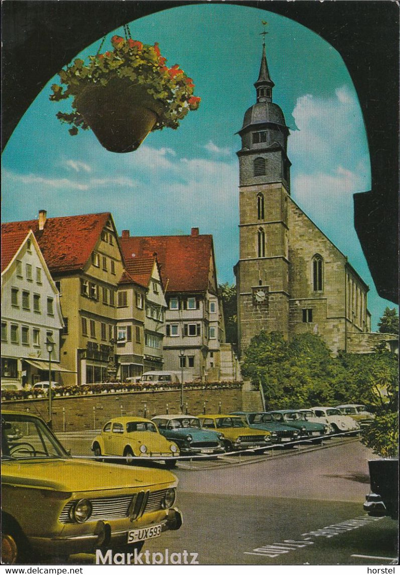 D-71032 Böblingen - Marktplatz - Cars - BMW - Opel - VW Käfer - Böblingen