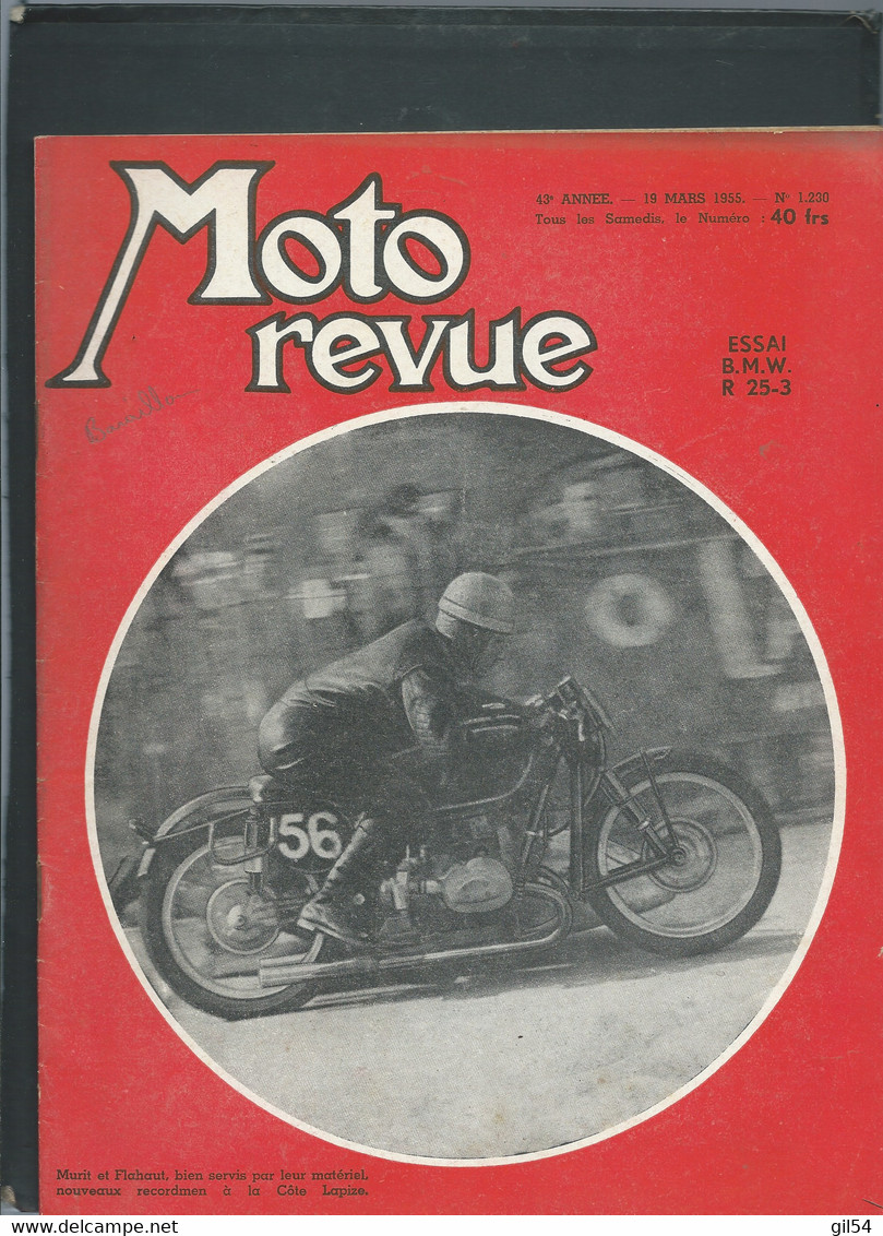 Moto Revue - N° 1230 - 19/03/1955 - Essai B.M.W. R 25-3   - Moto30 - Motorfietsen